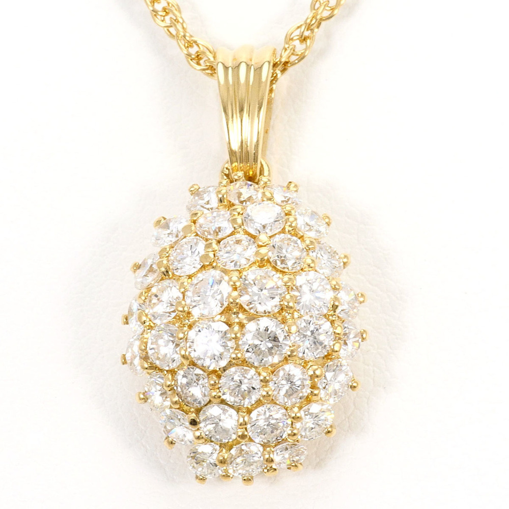 VINTAGE 18k Gold Diamond Necklace